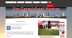 Desktop Screenshot of jimcarmichaelhomes.com